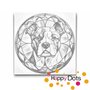 DOT Painting Dog - American Staffordshire Terrier