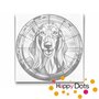 DOT Painting Dog - Saluki