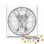 DOT Painting Dog - Pinscher