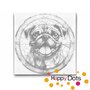 DOT Painting Dog - Pug