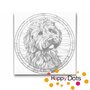 DOT Painting Dog - Labradoodle