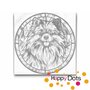 DOT Painting Dog - Keeshond