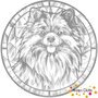 DOT Painting Dog - Keeshond