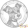 DOT Painting Dog - Jack Russell