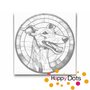 DOT Painting Hond - Greyhound