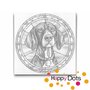 DOT Painting Dog - German Shorthaired Pointer