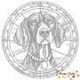 DOT Painting Dog - German Shorthaired Pointer