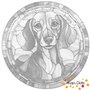 DOT Painting Dog - Dachshund