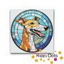 Schilderen op nummer Hond - Greyhound