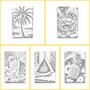DOT Painting Colouring Book Summer
