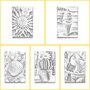 DOT Painting Colouring Book Summer