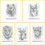 DOT Painting Malbuch Verrückte Tiere