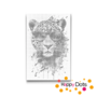DOT Painting Crazy Animals - Leopard