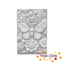 DOT Painting Blumen mit Schmetterlingen 06